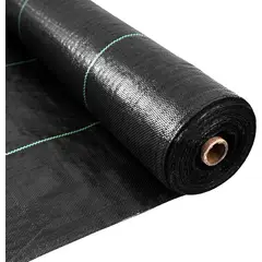 TSKY CHILE SHOPPING - Tela Barrera contra Malezas para Jardín 1.6x20 mts, Tela Geotextil Tejida Durable, Malla Antimaleza