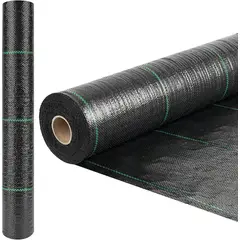 TSKY CHILE SHOPPING - 2x100 Mts tela de barrera de malas hierbas resistente para paisaje, tapete para jardinería