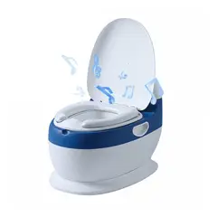 VIDITA - Pelela Inodoro Bacinica Con Sonido Baño Portátil Para Niños Azul