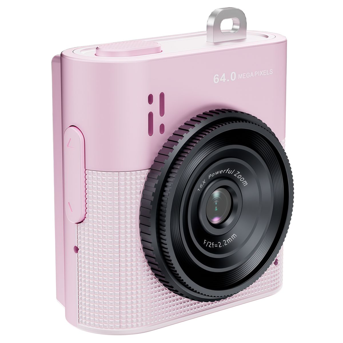 RENVMEXY - Cámara Mini S5 64MP con Zoom 16x y Pantalla 1.4 Sin Tarjeta TF