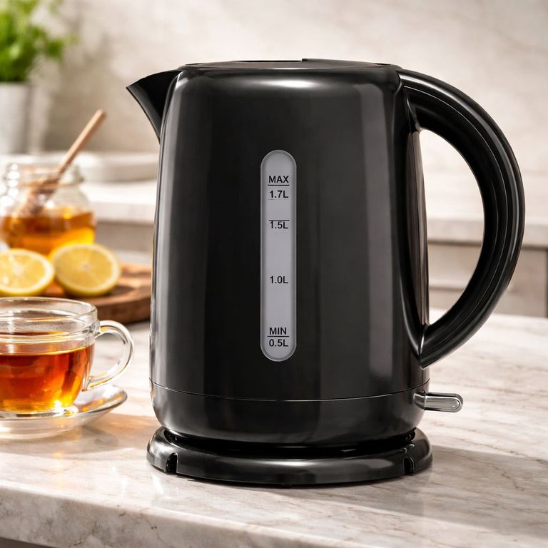 OSTER Hervidor Eléctrico Plastico 1,7 Litros Marca Color Negro