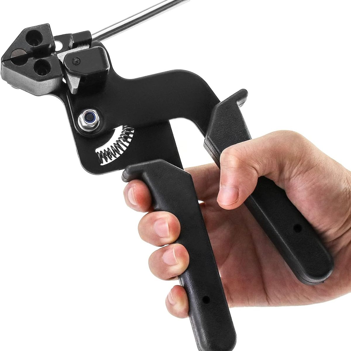 TSKY CHILE SHOPPING - Pistola de sujeción con tensión ajustablepara apriete de ataduras de cables herramienta de amarre