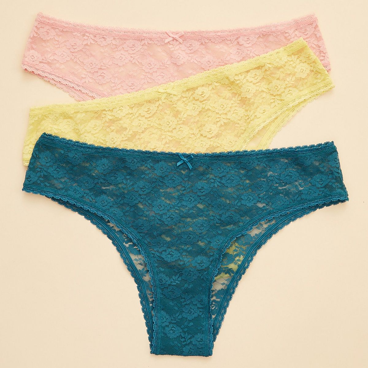 ETAM - Pack de 3 Calzones Hipster -Dante Mujer Etam