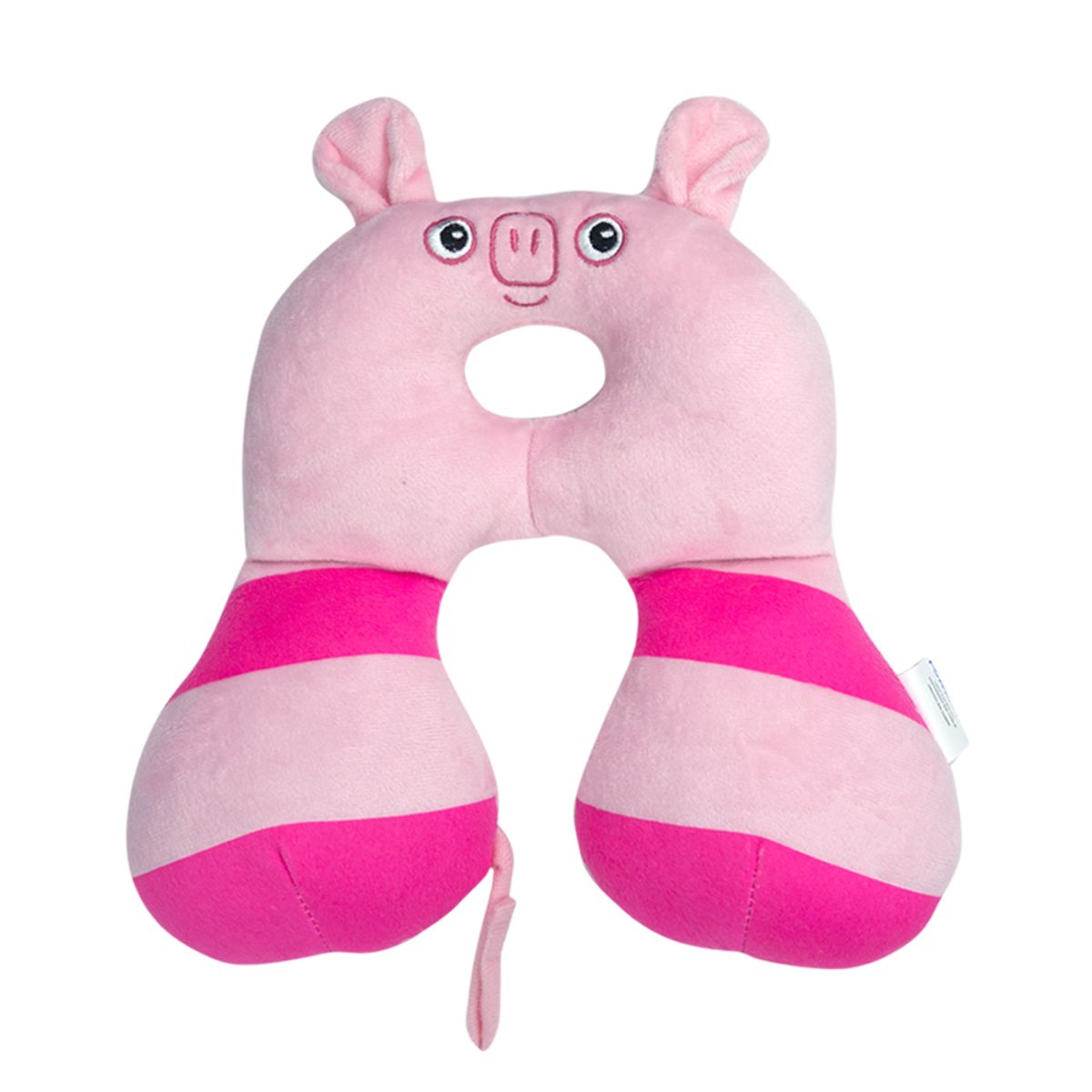 PUMUCKI - Cojín Cervical Ergonómico para Bebé con Soporte de Cuello Rosa