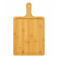 GENERICO - Tabla De Bambú Madera Para Quesos Picoteo 40cm