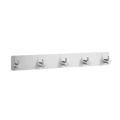 TSKY CHILE SHOPPING - Perchero de pared de 30cm - Perchero de acero inoxidable 304 con 5 ganchos resistentes