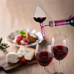 GENERICO - Aireador De Vino es un Oxigenador en cristal Decantador Gota