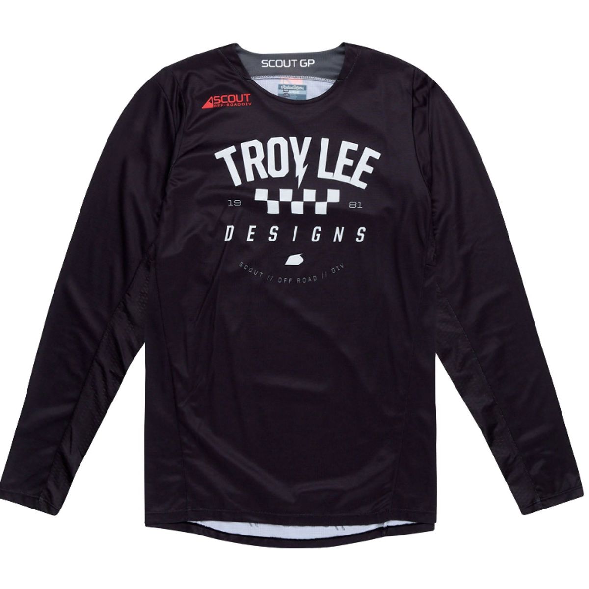 TROY LEE DESIGNS - Troy Lee Designs Polera de Moto Scout GP Ripper Negra