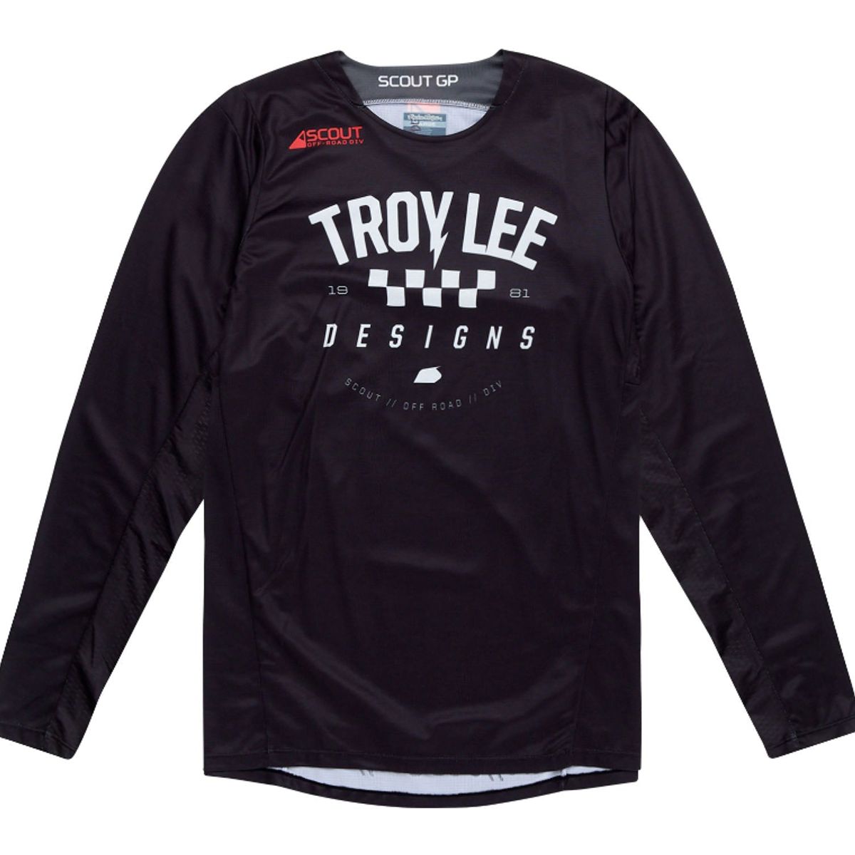 TROY LEE DESIGNS - Troy Lee Designs Polera de Moto Scout GP Ripper Negra