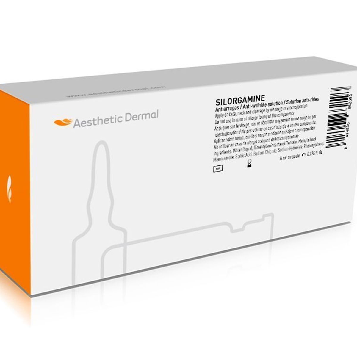 GENERICO - Antiflacidez, Anticelulitis Corporal Silorgamine 20 Amp 5 ml
