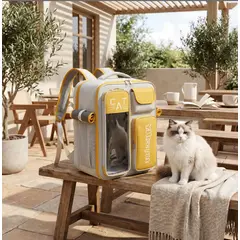 HOMER OUTDOOR - Bolsa Transportadora Para Gatos - Segura Y Cómoda