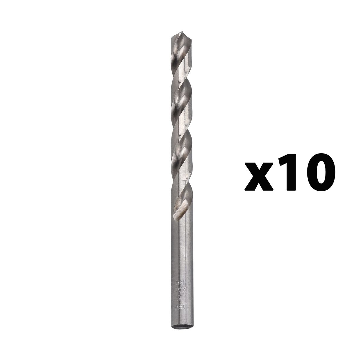 DEWALT - Set 10 brocas acero rápido (HSS) 9mm DEWALT DWA0900C