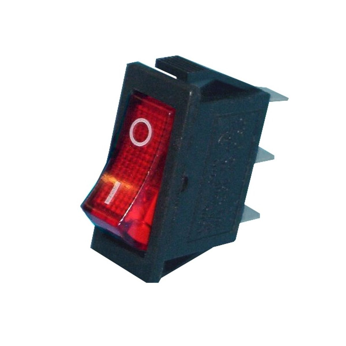 CC - Interruptor Simple 5A 220V Rojo Kcd8-111N Ccd -Precio X 5 Ud-