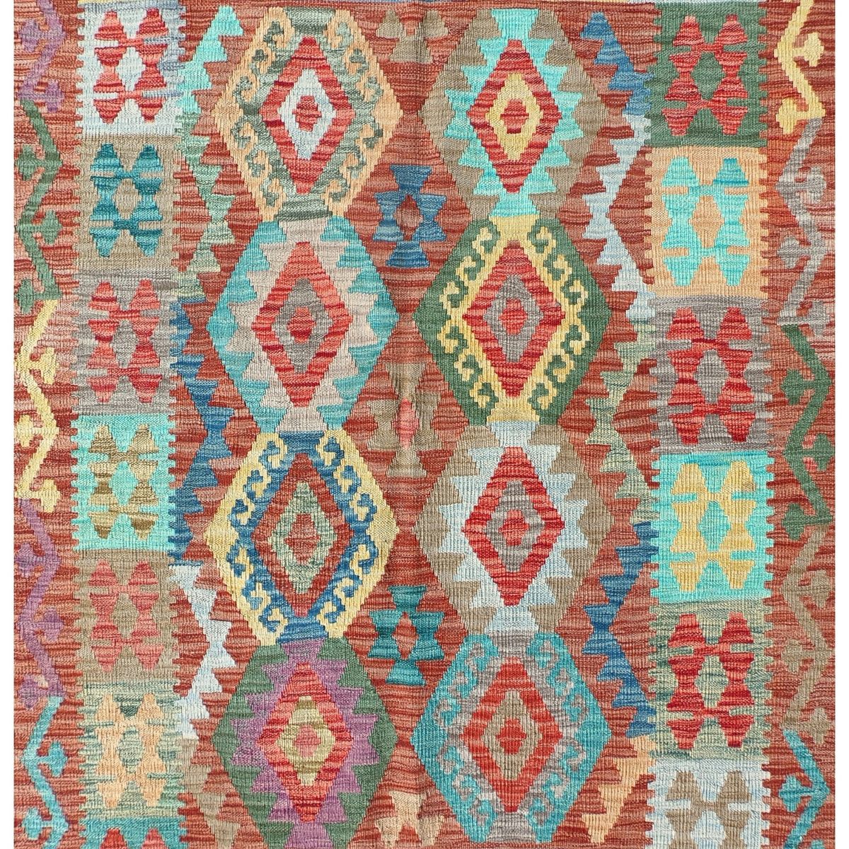 CONSORCIO PERSA - Alfombra lana kelim Kashkuli de 1.80 x 1.30 mts., 0150
