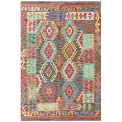 CONSORCIO PERSA - Alfombra lana kelim Kashkuli de 1.80 x 1.30 mts., 0150