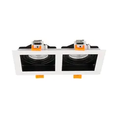 TECHNOLAMP - Foco Embutido Puzzle Doble Gu10 Evo G2 Blanco