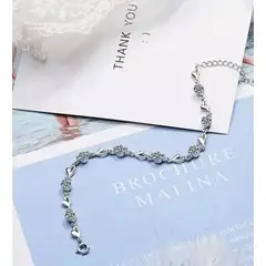 GENERICO - Pulsera diseño en Corazones Y Cristales Fino Regalo perfecto maraca