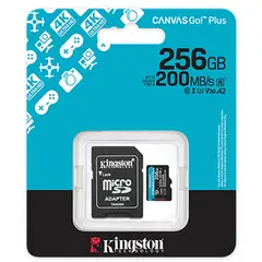 KINGSTON - Tarjeta Micro Sd 256 Gb Canvas Go Plus 200mb/S V30