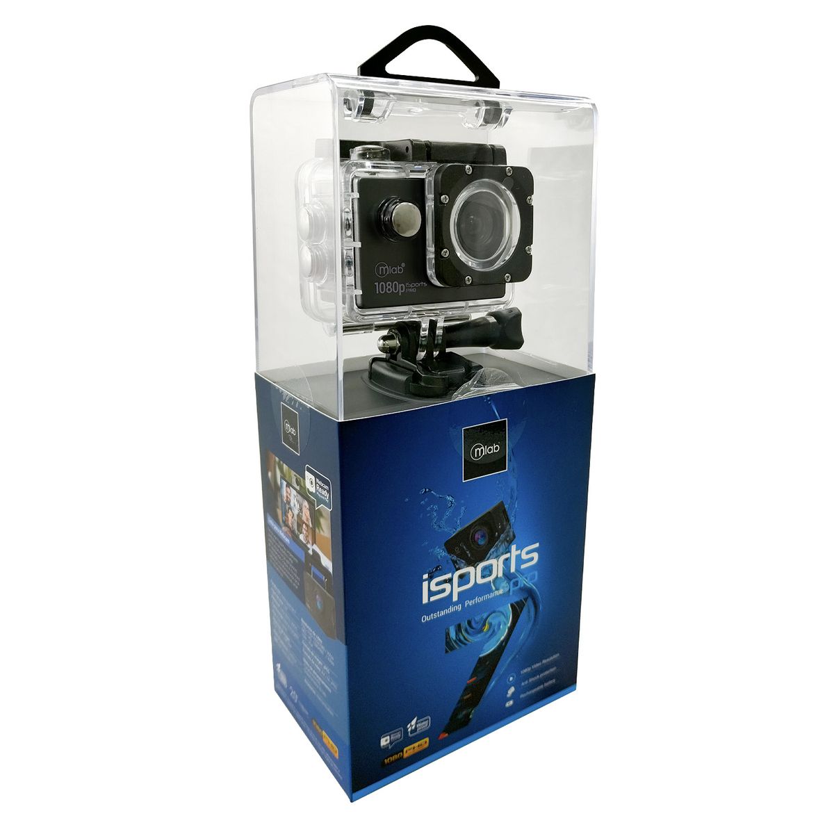 GENERICO - Cámara Deportiva iSports A7 1080p Black Mlab