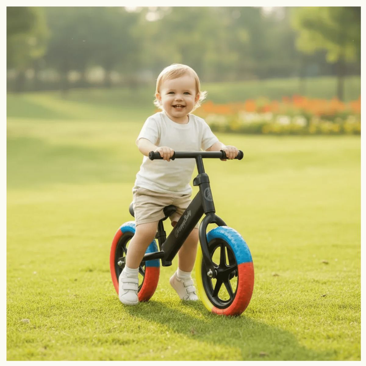 GENERICO - Bicicleta De Equilibrio Aprendizaje Niños Sin Pedales Star Negro