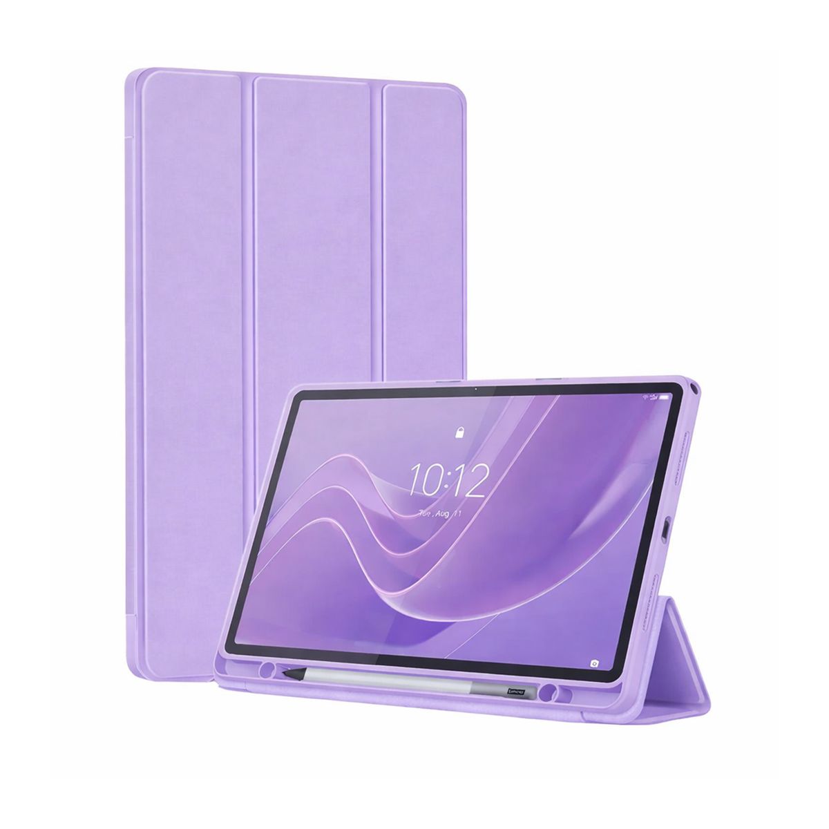 JOIGO - Funda Smart Cover Ranura Para Tablet Lenovo M11 2024 Lila