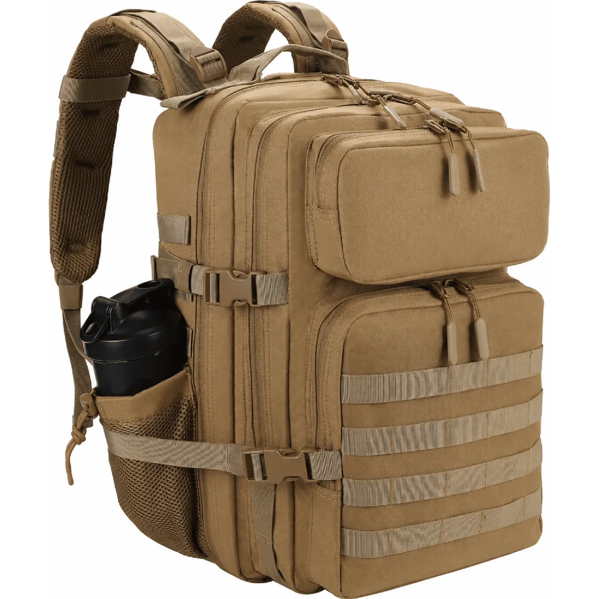 YEP S - Mochila Tactica 50l Militar Multiusos Camping Notebook - Cafe
