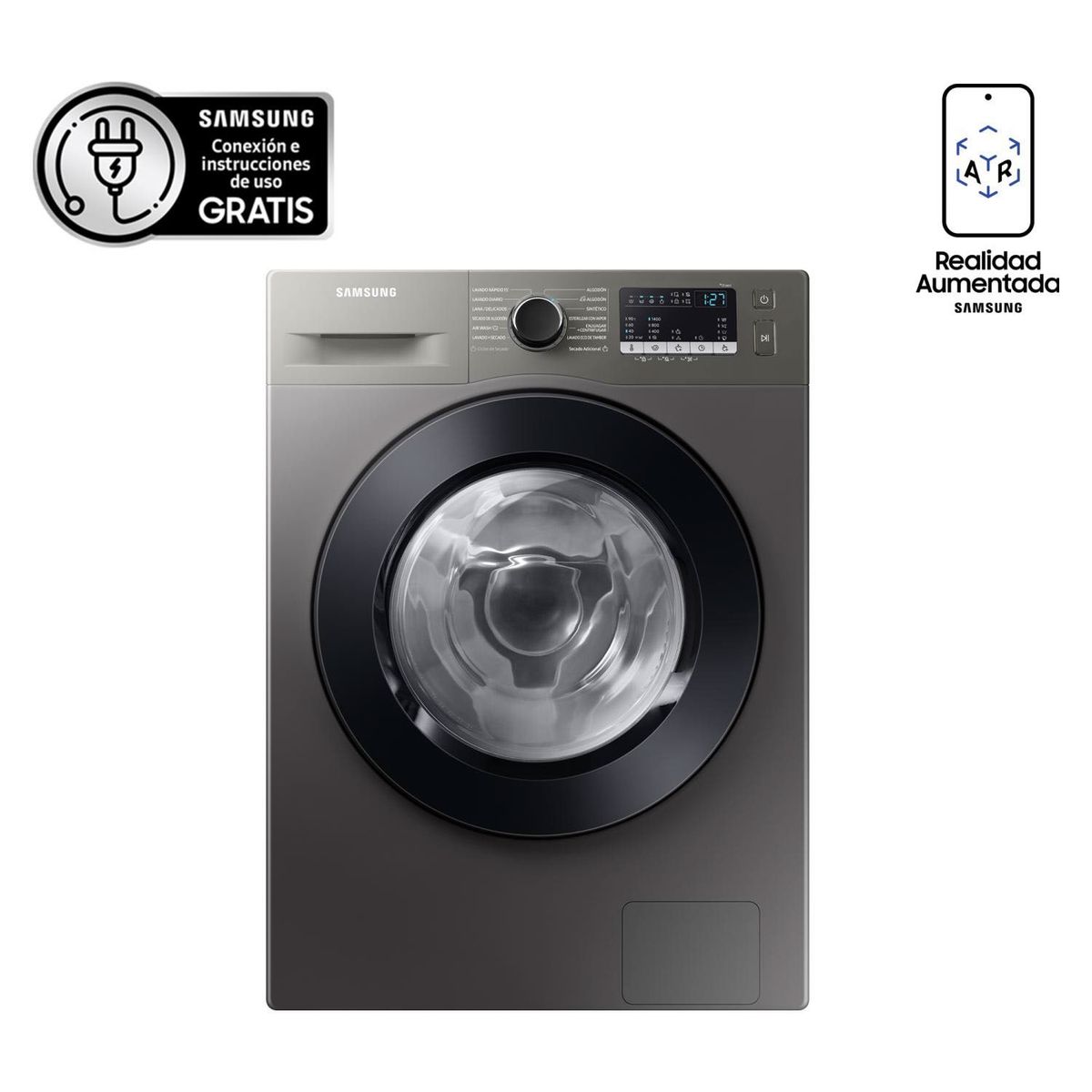 SAMSUNG - Lavadora-Secadora Samsung de 9.5/6 kg Con Eco Bubble WD95T4046CX/ZS