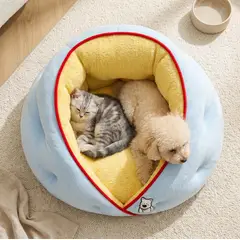 HOMER OUTDOOR - Cama Para Gatos Y Perros Pequeños Tipo Nido Suave L 60x50cm