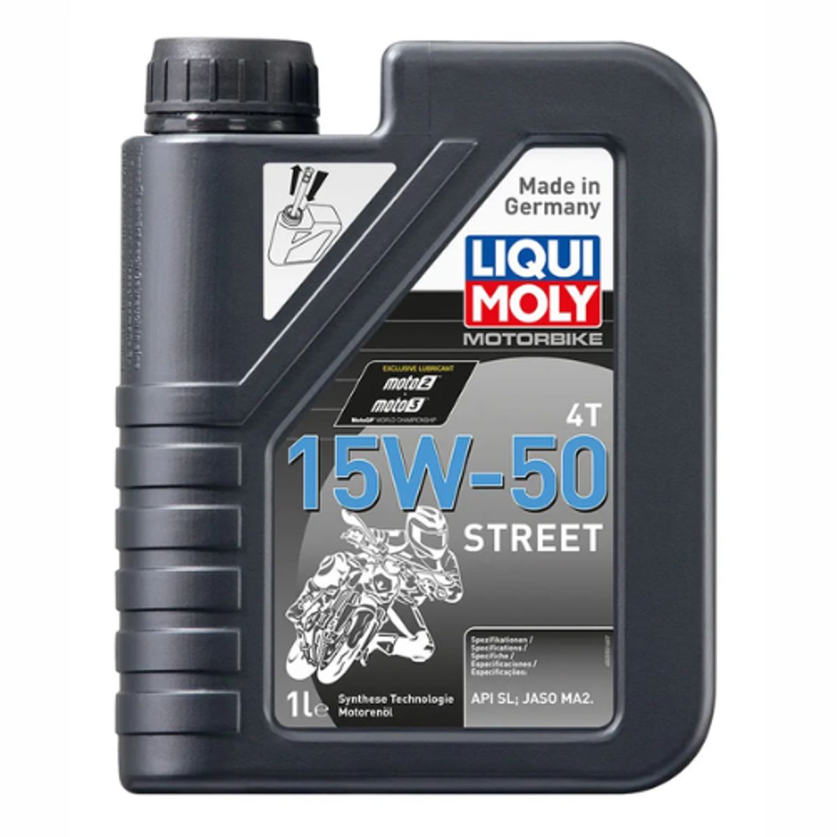 LIQUI MOLY - Aceite 15w50 4t Tecnología Sintética Liqui Moly