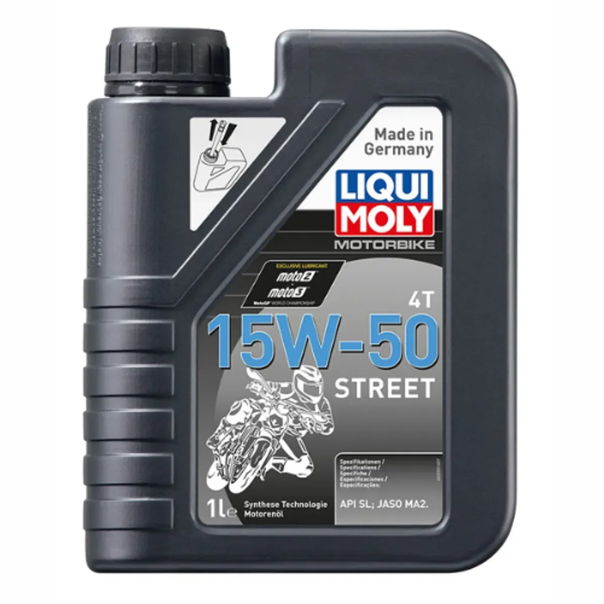 LIQUI MOLY - Aceite 15w50 4t Tecnología Sintética Liqui Moly