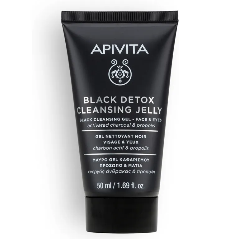 FACE CLEANSING Gel Limpiador Negro Detox para Rostro y Ojos - Travel Size