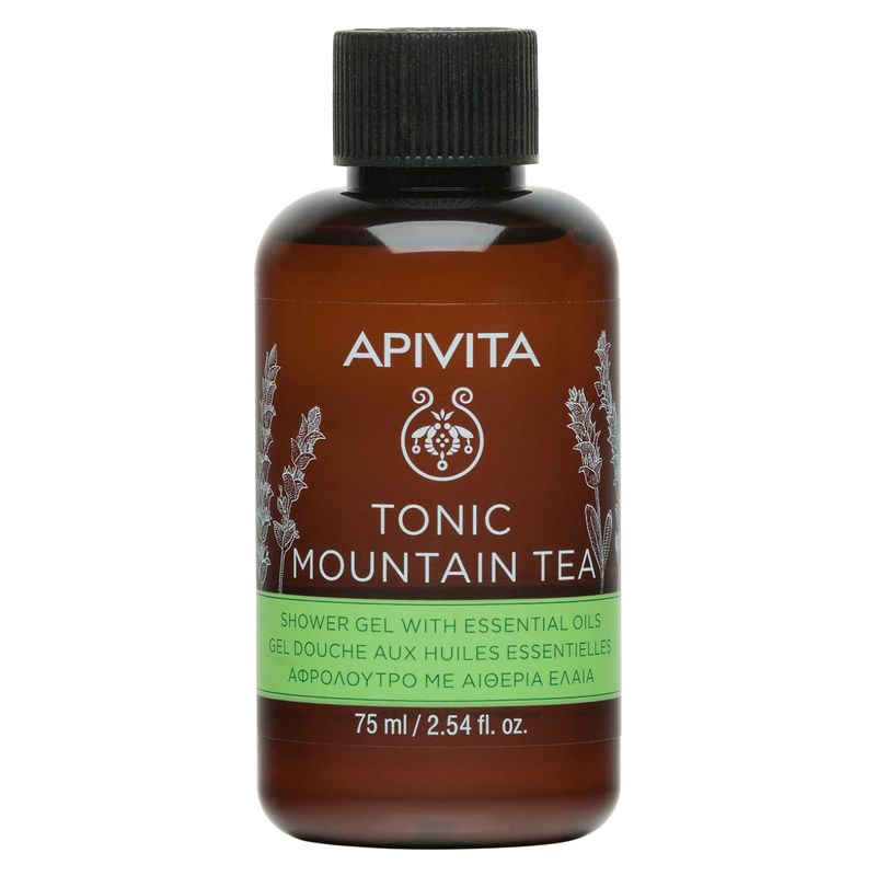 APIVITA - TONIC MOUNTAIN TEA Gel de Baño con Aceites Esenciales - Travel Size Apivita