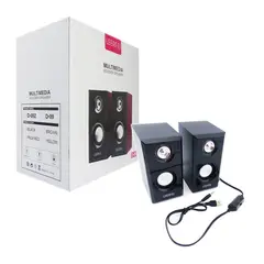 GENERICO - Parlante Computador USB Plug con Regulador De Volumen Lerfei 1 PAR