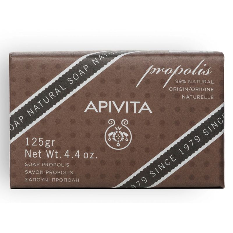 APIVITA - Natural Soap Jabón Natural En Barra Con Propóleo Apivita