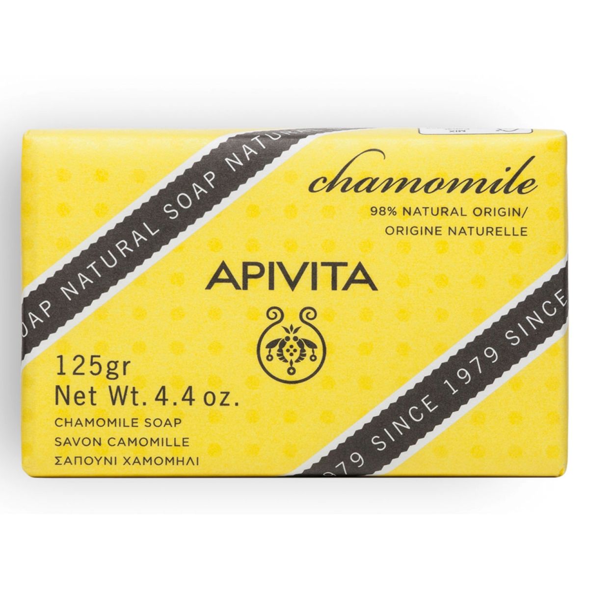 APIVITA - NATURAL SOAP Jabón Natural en Barra con Camomila Apivita