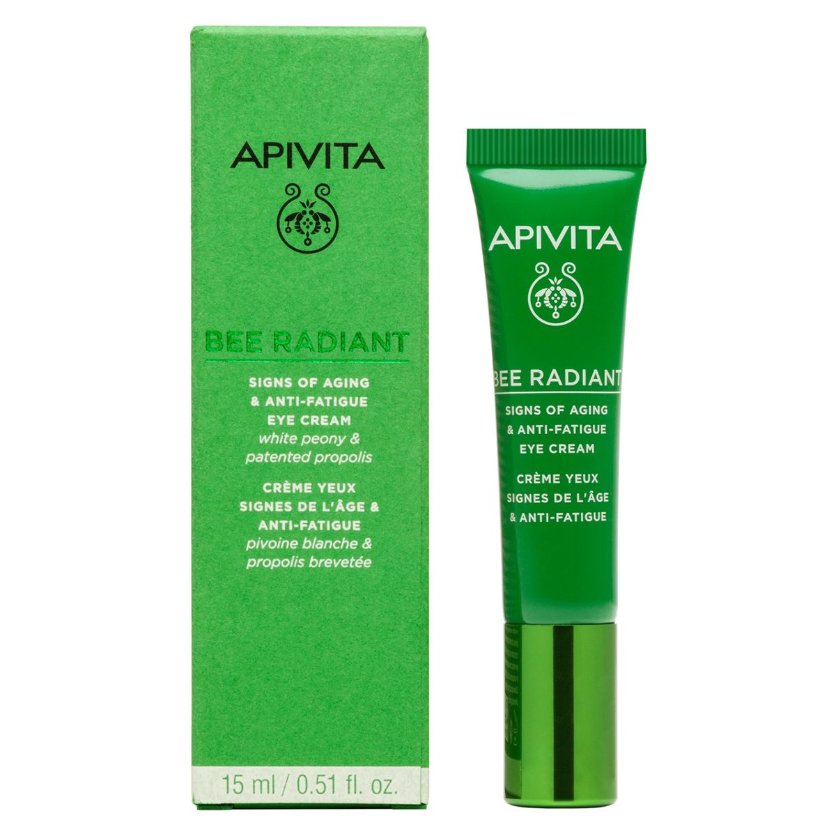 APIVITA - Bee Radiant Contorno De Ojos Para Signos De La Edad Y Anti-Fatiga Apivita