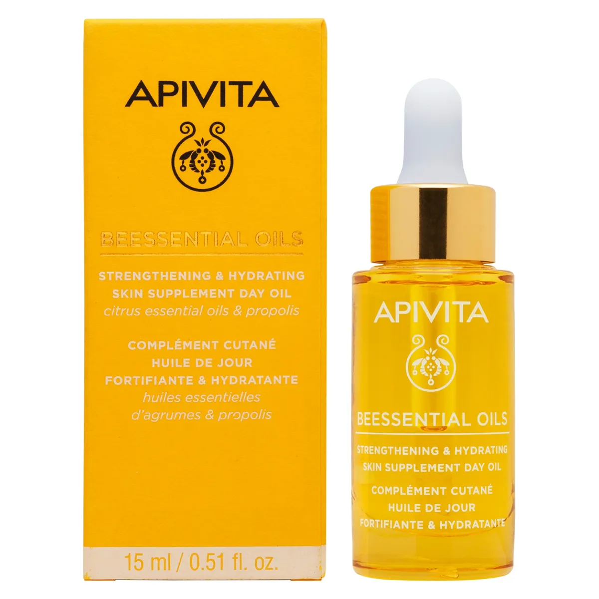 APIVITA - Beessential Oils Aceite De Día - Suplemento Para La Piel Refuerza E Hidrata Apivita