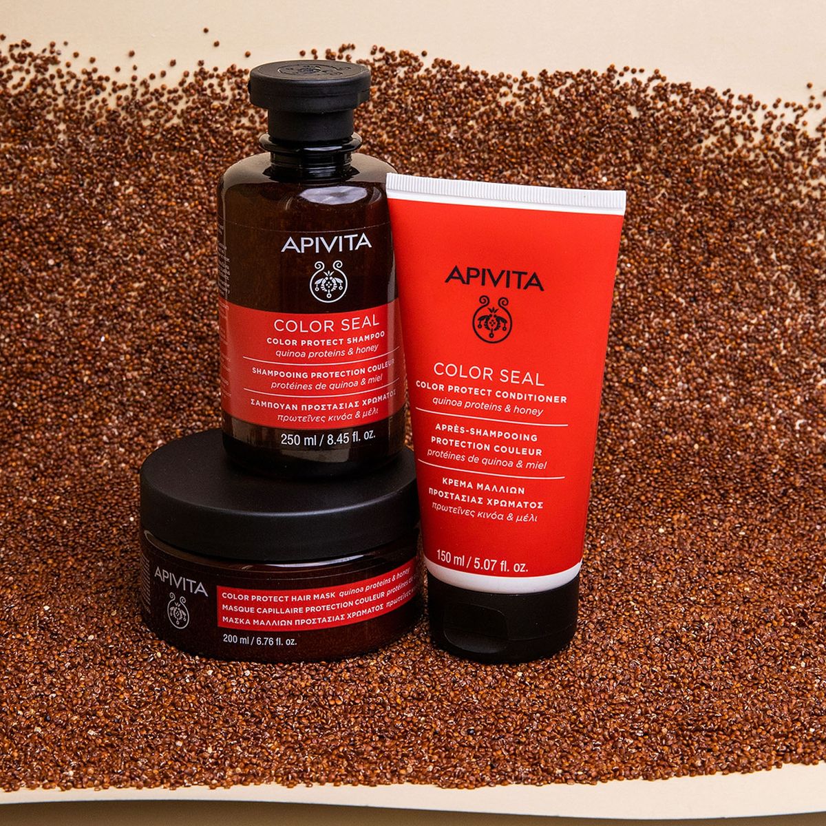 APIVITA - Acondicionador Protector Del Color Cabello Tratado 150 Ml Apivita