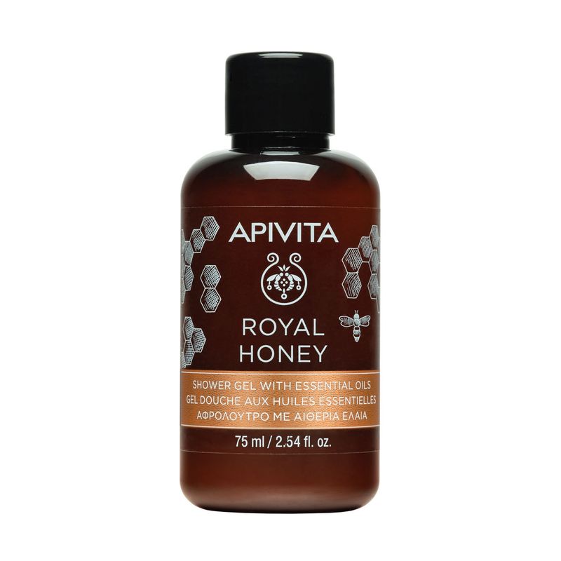 APIVITA - ROYAL HONEY Gel de Baño con Aceites Esenciales - Travel Size Apivita