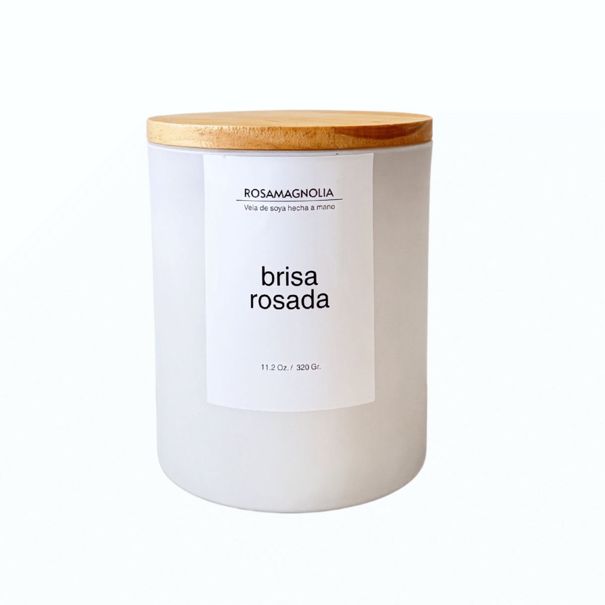GENERICO - Vela de soya aromática 320 g – Brisa Rosada aroma floral