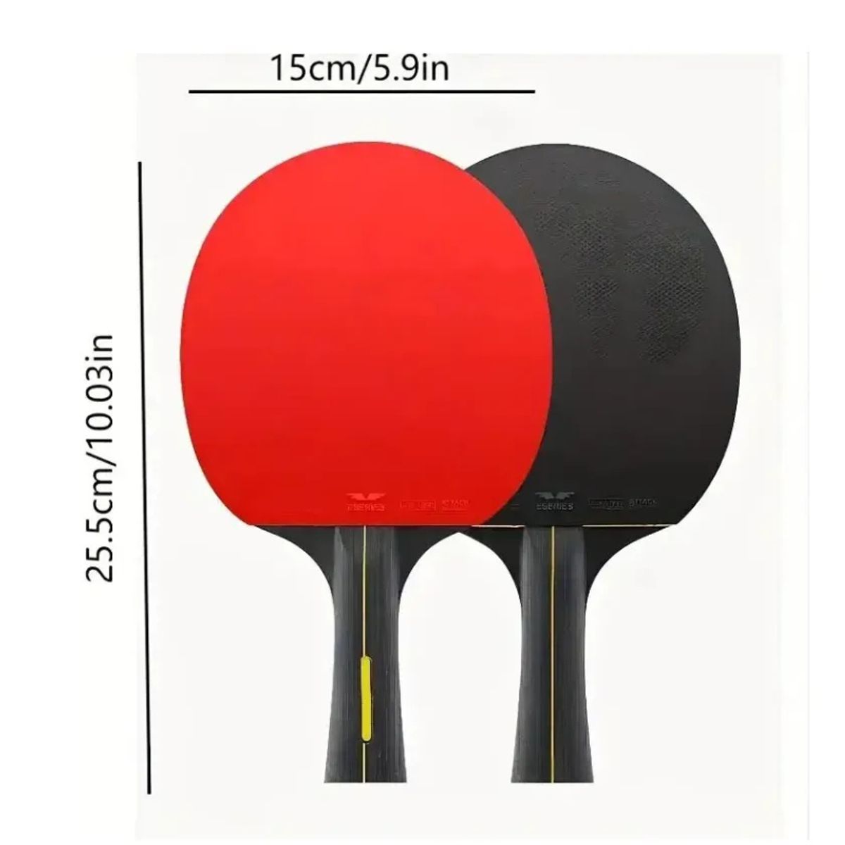 GENERICO - Pack 2 raqueta  De Ping Pong Profesional 6 Estrellas