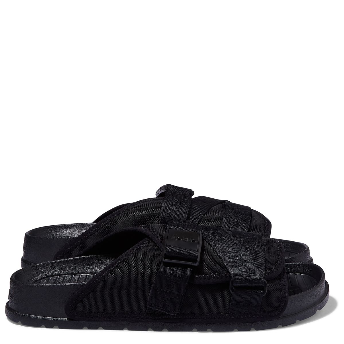 PEOPLE - People Sandalia Hombre Negra