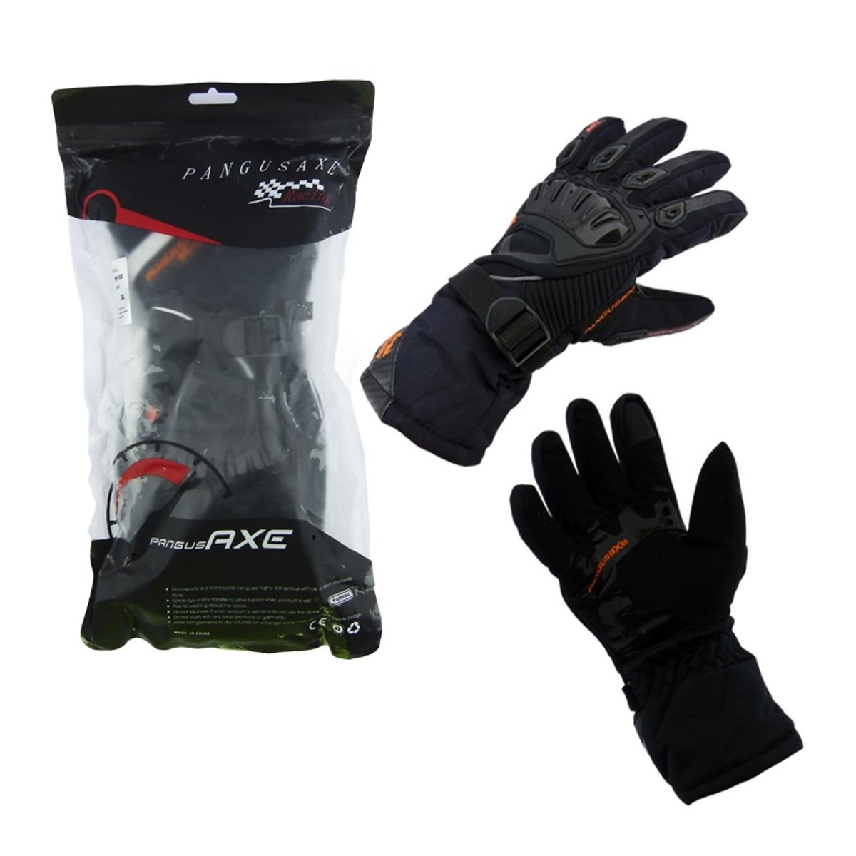 GENERICO - Guantes de Invierno Tactil Para Moto Micro Polar Impermeable