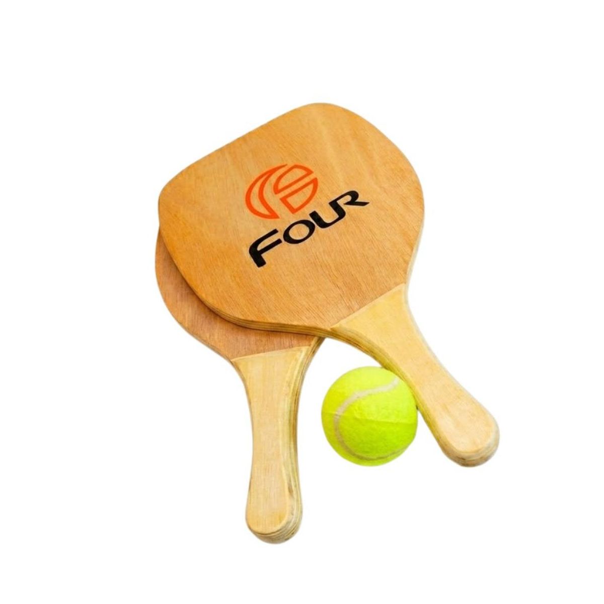 FOUR - Set Paletas de Playa Four Madera + Pelota + Bolso