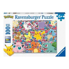 RAVENSBURGER - Puzzle Pokémon XXL 100 Piezas Listos Para La Batalla
