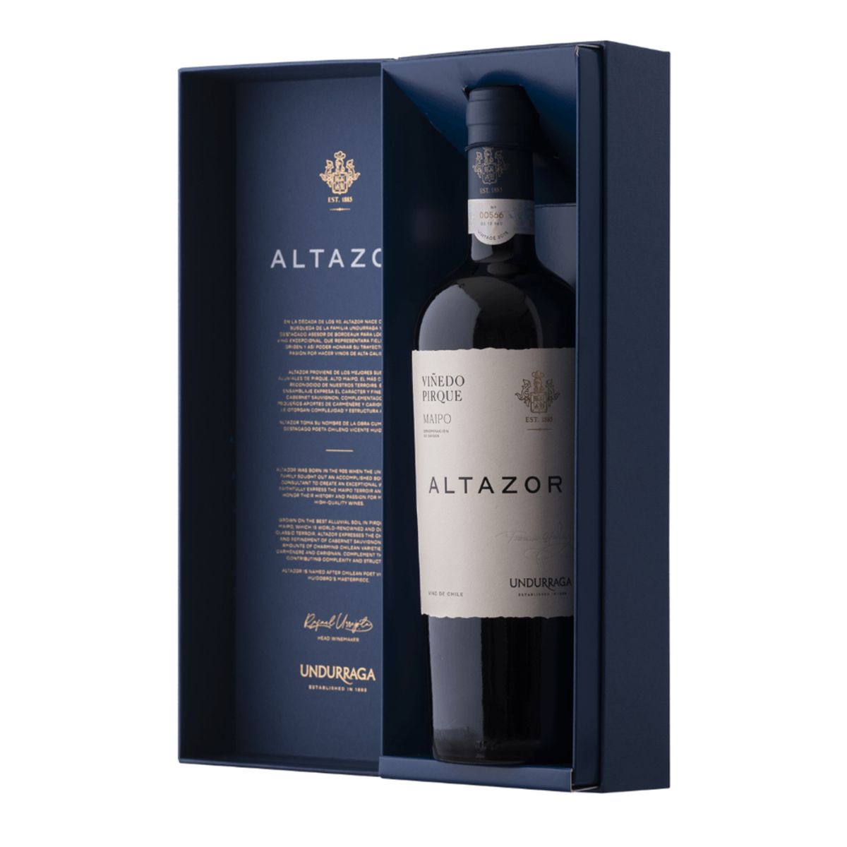 UNDURRAGA - Vino Ícono Undurraga Altazor 13° 750cc