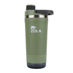 ZOLA OUTDOORS - Botella Shaker Zola 720 ml Verde Militar