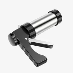 GENERICO - Máquina Para Churros Acero Inoxidable + 6 Moldes