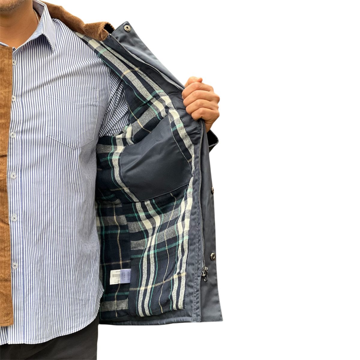 CORRALERO SASTRERIA - Chaqueta Algodón Forrada Efecto Encerado- Modern Design