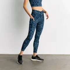 LOUNGE - Calza Deportiva Estampado Hojas Active